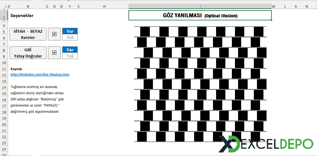 Göz Yanılması Optical Illusion