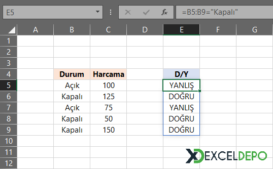Dizi Kontrol