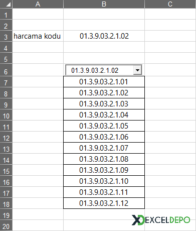 Excel Makroları ile Satır Gizleme