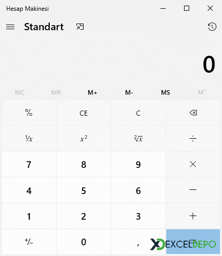 Excel Makroları ile Hesap Makinasını Açma