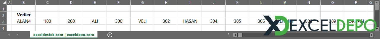 Satırdan Dinamik Alan Tanımlaması Yapma
