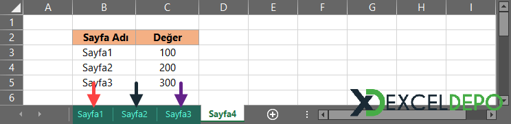 Çoklu Sayfalardan Aynı Formülle Veri Bulma Çoklu Sayfalardan Aynı Formülle Veri Bulma