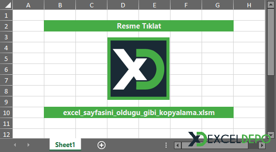 Sayfayı Olduğu Gibi Başka Kitaba Kopyalama Sayfayı Olduğu Gibi Başka Kitaba Kopyalama