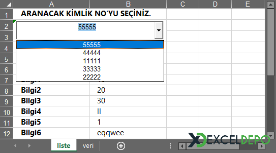 Veritabanından Bulma ve Listeleme