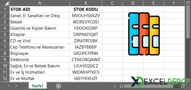 Stok Kodu Oluşturma Stok Kodu Oluşturma