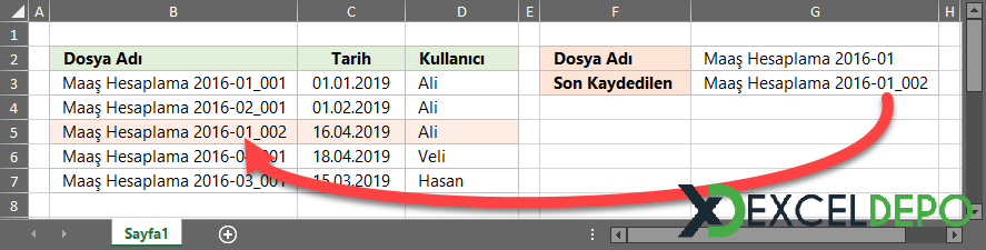 Aynı İsimdeki Son Dosyayı Bulma Aynı İsimdeki Son Dosyayı Bulma