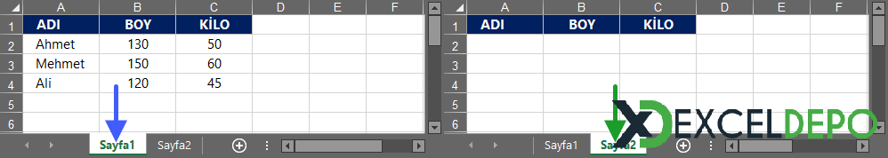 VBA ile Otomatik Olarak DÜŞEYARA Kullanma VBA ile Otomatik Olarak DÜŞEYARA Kullanma