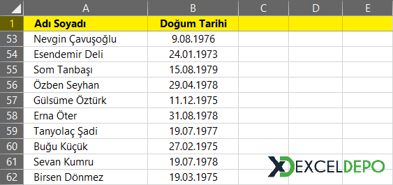 İlk Satırı Ekrana Sabitleme Nasıl Yapılır İlk Satırı Ekrana Sabitleme Nasıl Yapılır