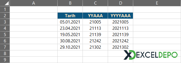 Tarihi Jülyen Tarih Biçimine Dönüştürme