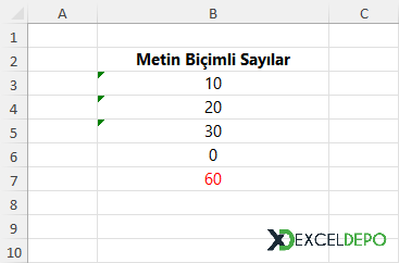 Metin Biçimindeki Sayıları Toplama Metin Biçimindeki Sayıları Toplama
