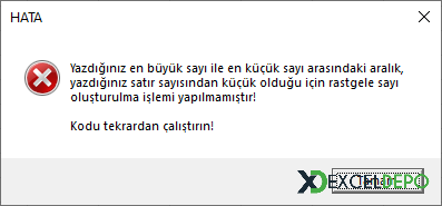 Hata Ekranı Hata Ekranı