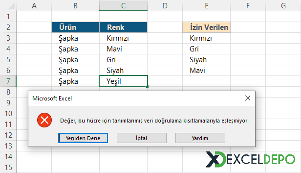 Sadece İzin Verilen Renkleri Yazdırma Sadece İzin Verilen Renkleri Yazdırma