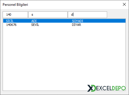 TextBoxa Yazdığına Göre ListBoxta Filtreleme TextBoxa Yazdığına Göre ListBoxta Filtreleme